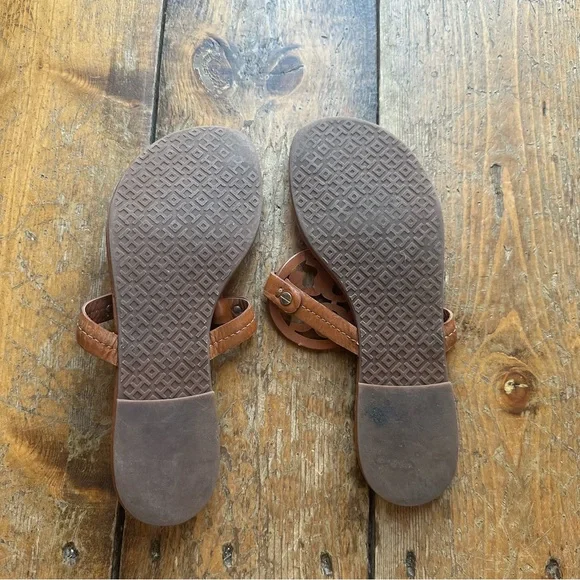 Tory Burch Brown Leather Sandals - Picture 3 of 3